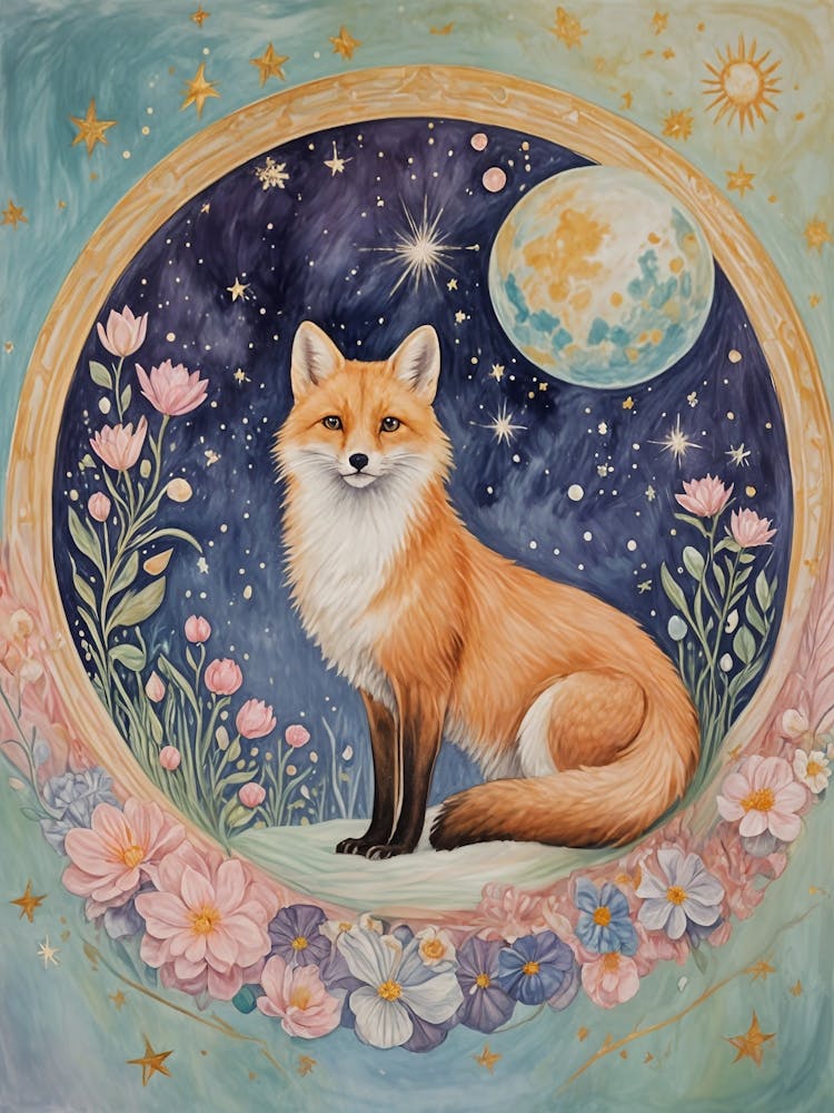 Fox In The Moonlight
