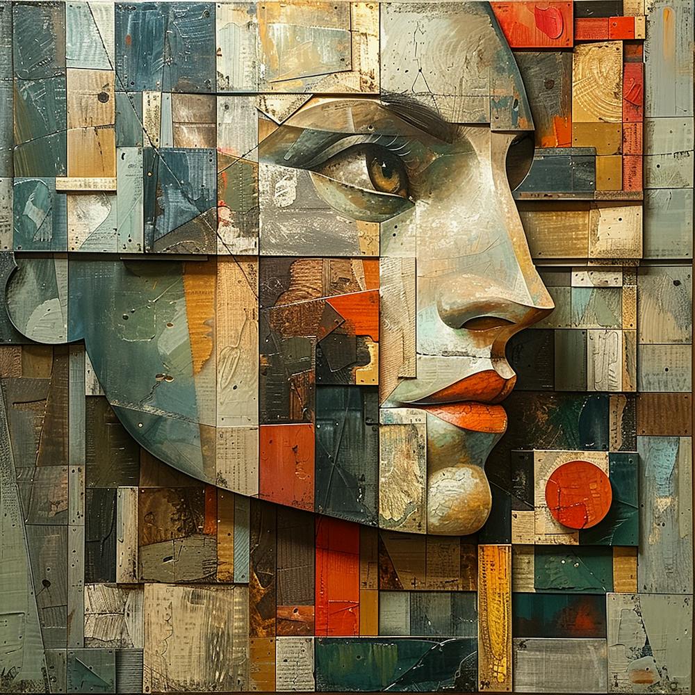 Abstract Woman'S Face