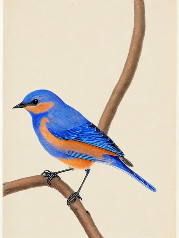 Eastern Bluebird Illustration Bird