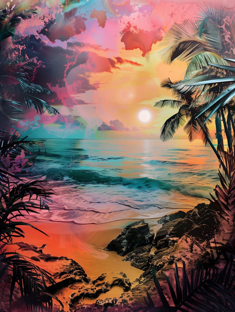 Tropischer Sonnenuntergang 4