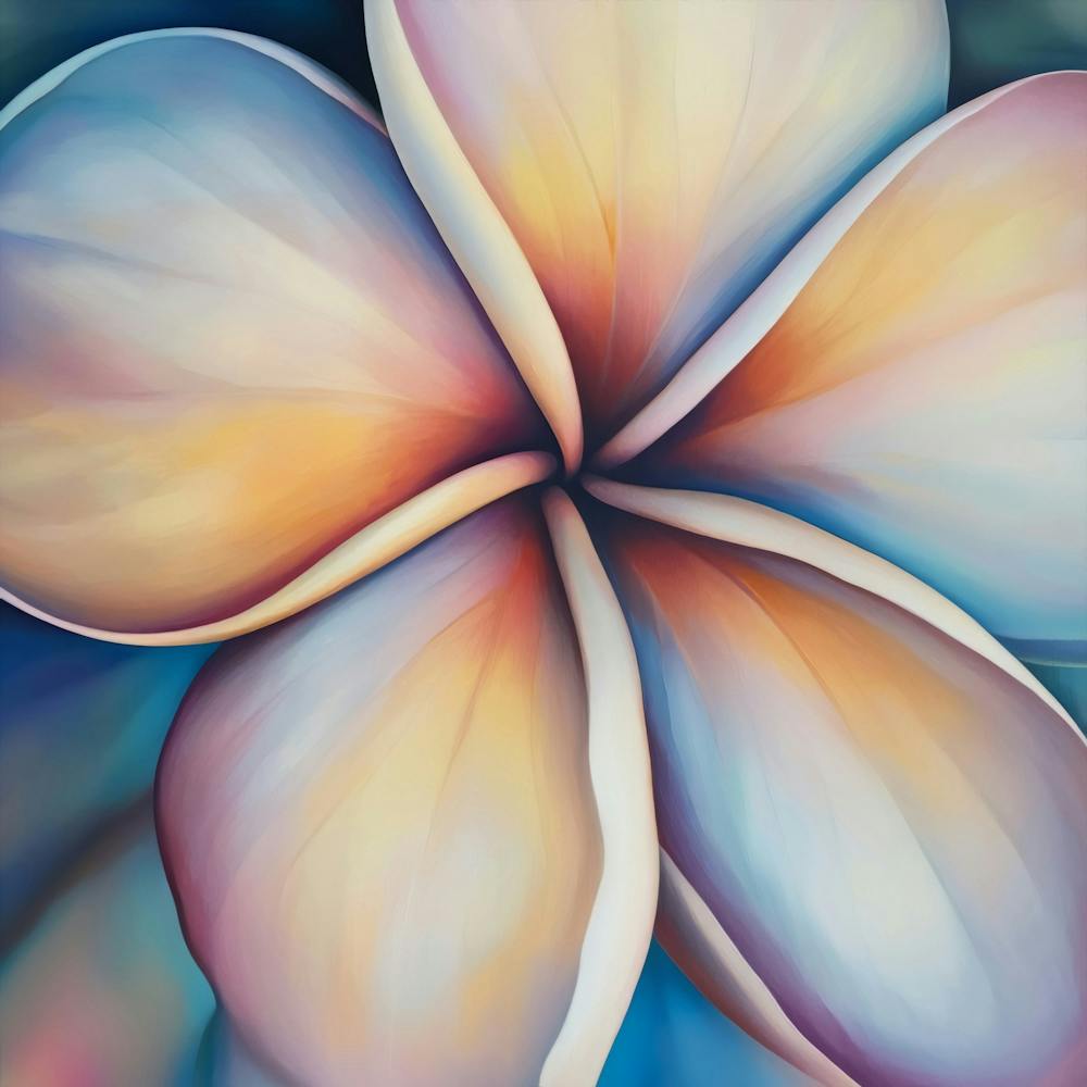 Floral Art 0012 11 Poster Nov Frangipani 0029 Bp6586 A Close Up Of The Center Inside An Most Beautiful Fran 1b058e24 C4b