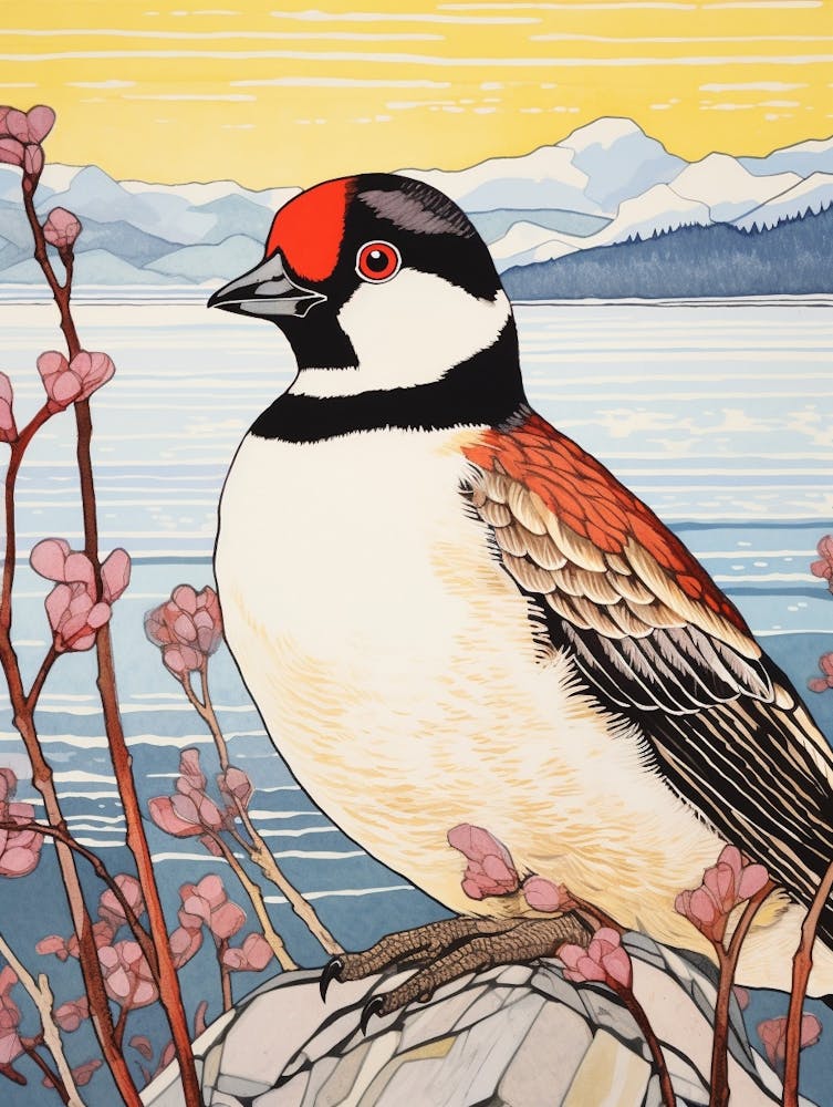 Bird Illustration Bufflehead 4