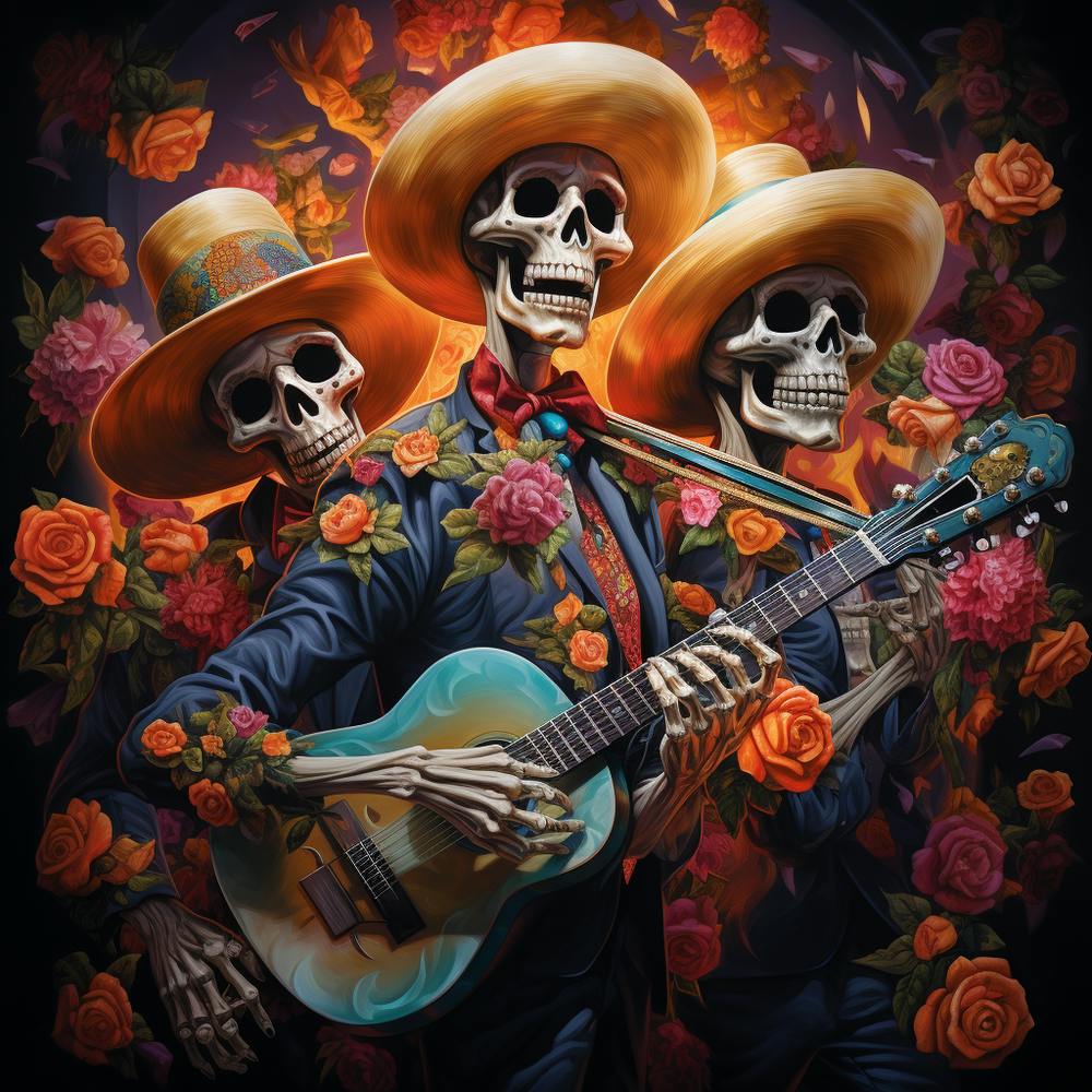 Day Of The Dead Party Musicians 2