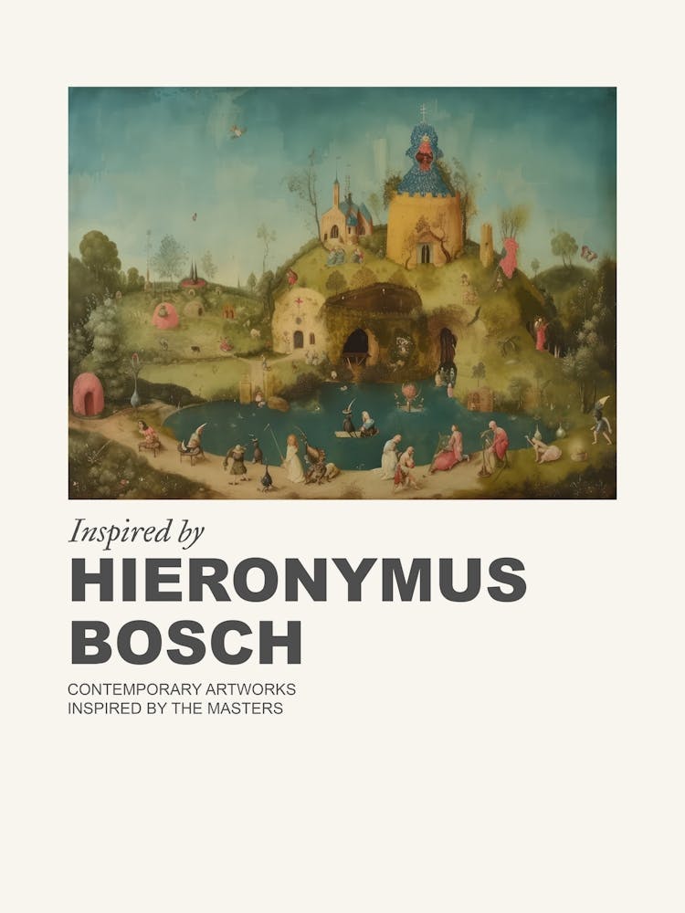 Museum Poster Inspired By Hieronymus Bosch 2