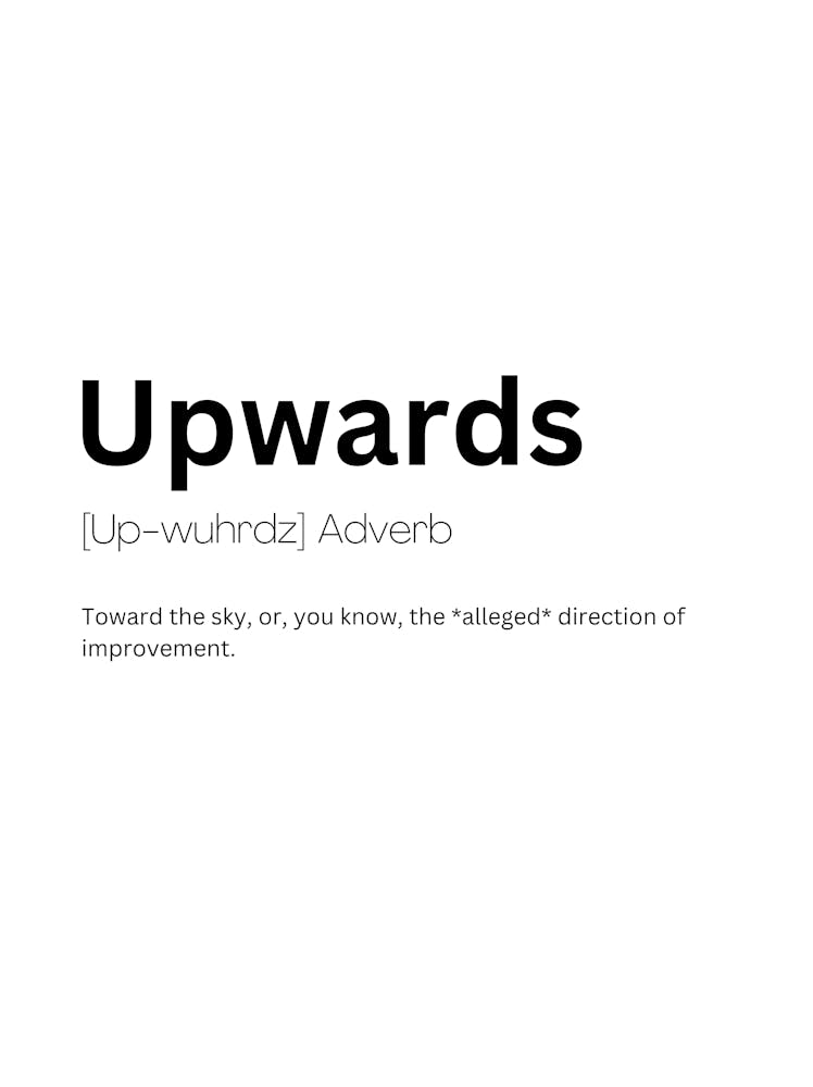Upwards Definition Meaning