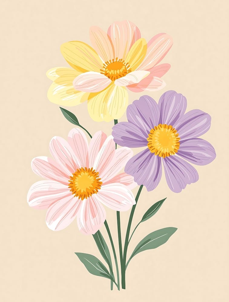 Modern Wildflower Composition with a Cozy Feel