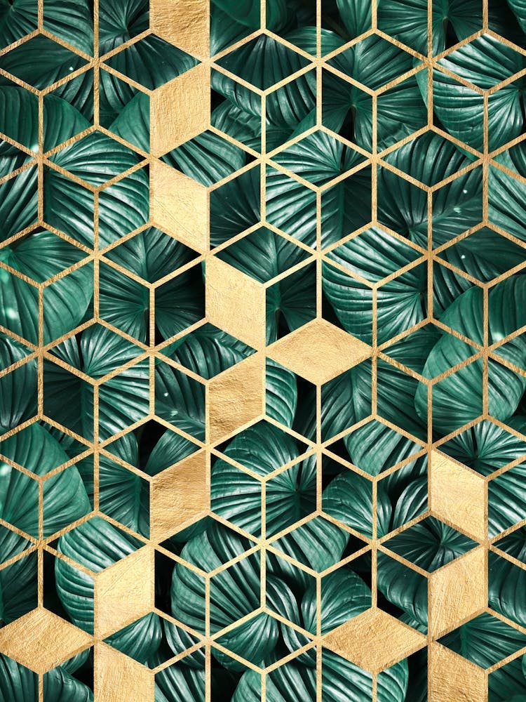 Geometric and botanical 3
