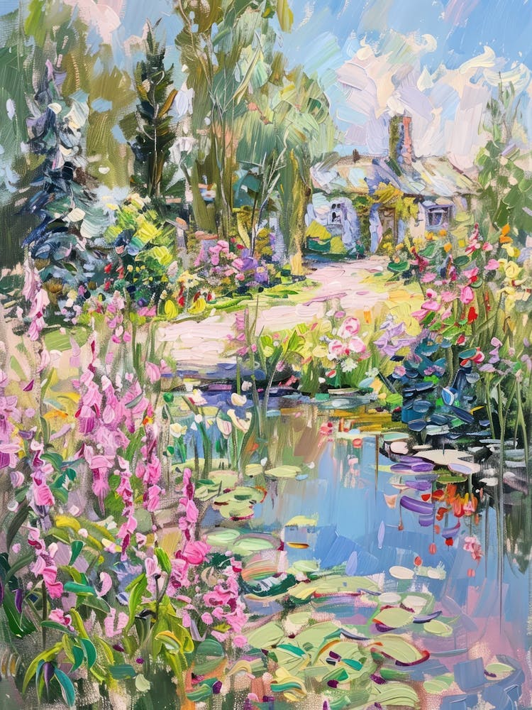  Floral Garden Enchanted Pond 1