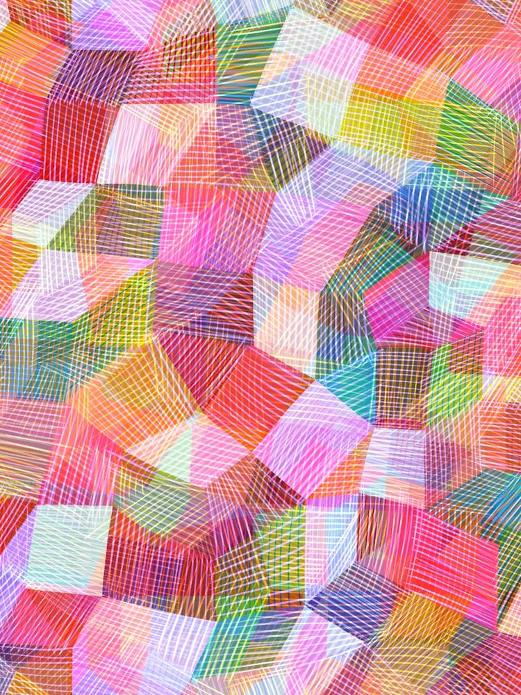 Chroma Abstract - Soft Pink