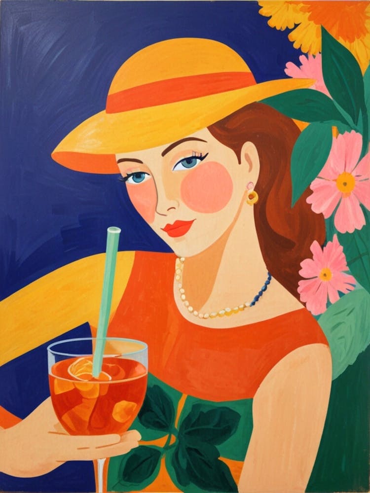 Girl With A Drink