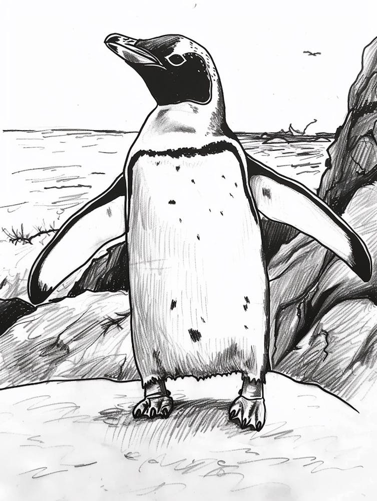 Emperor Penguin Exploring Their Environment 2