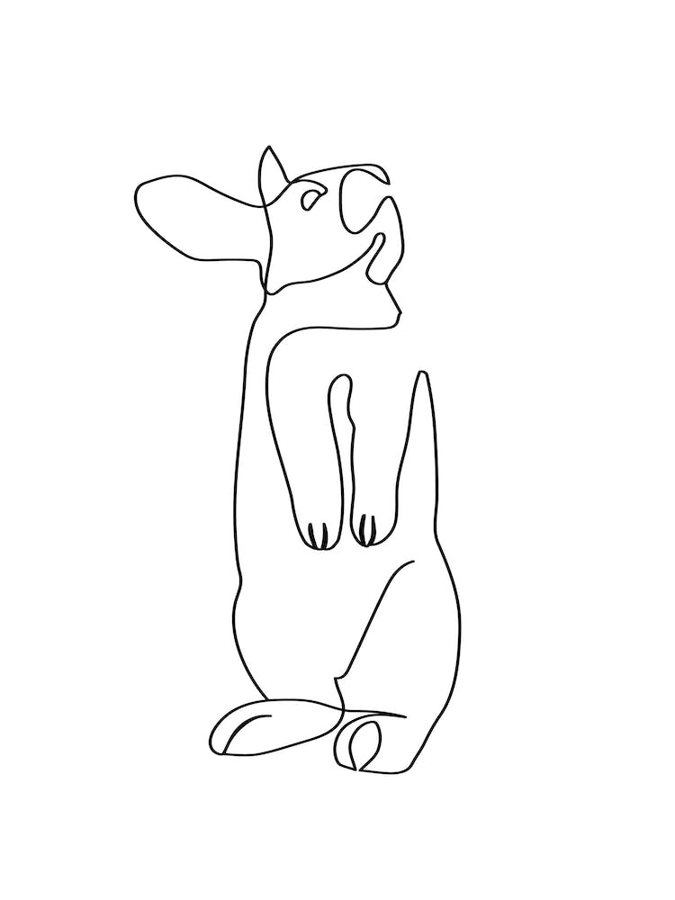 Easter Bunny II Line