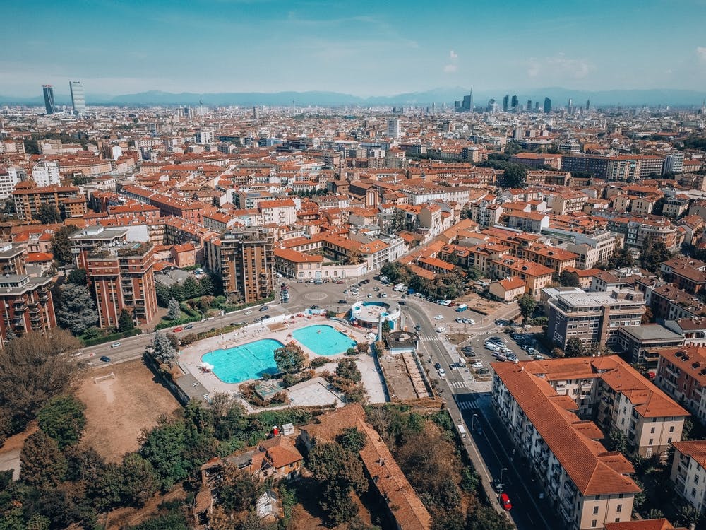 Affiche Photographique Skyline de Milan