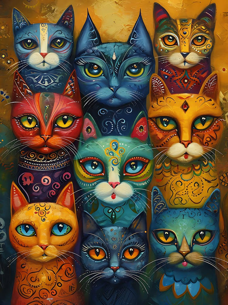 Colorful Cats 2