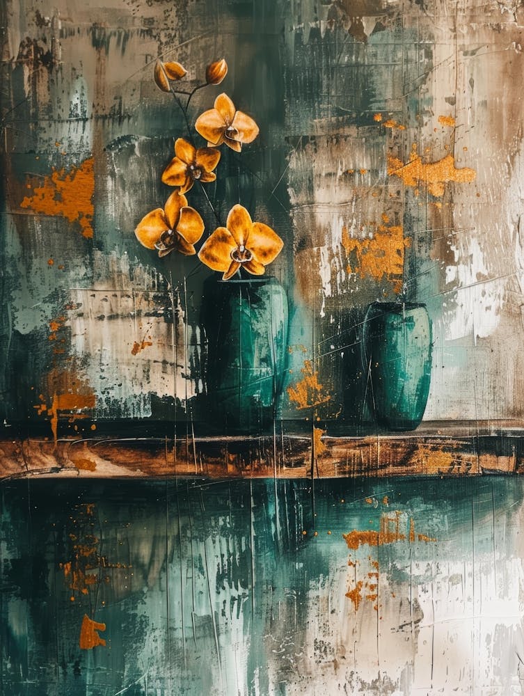 Orchids In Vases