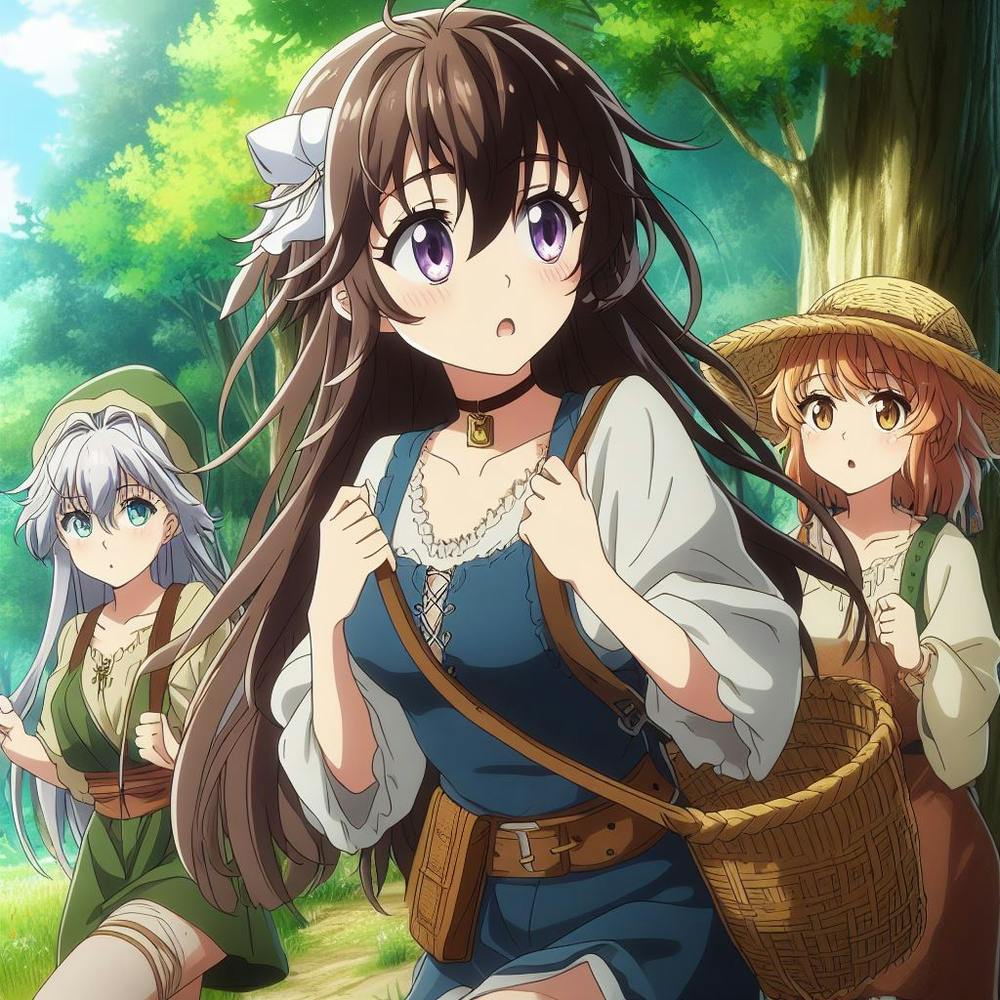 Anime Girls Camping Adventure