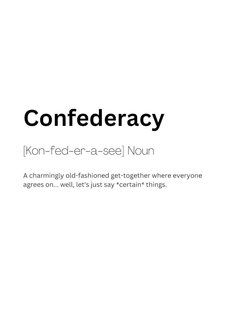 Confederacy Definition Meaning