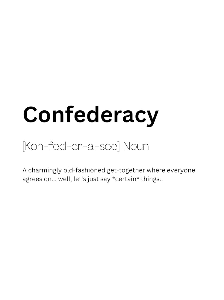Confederacy Définition