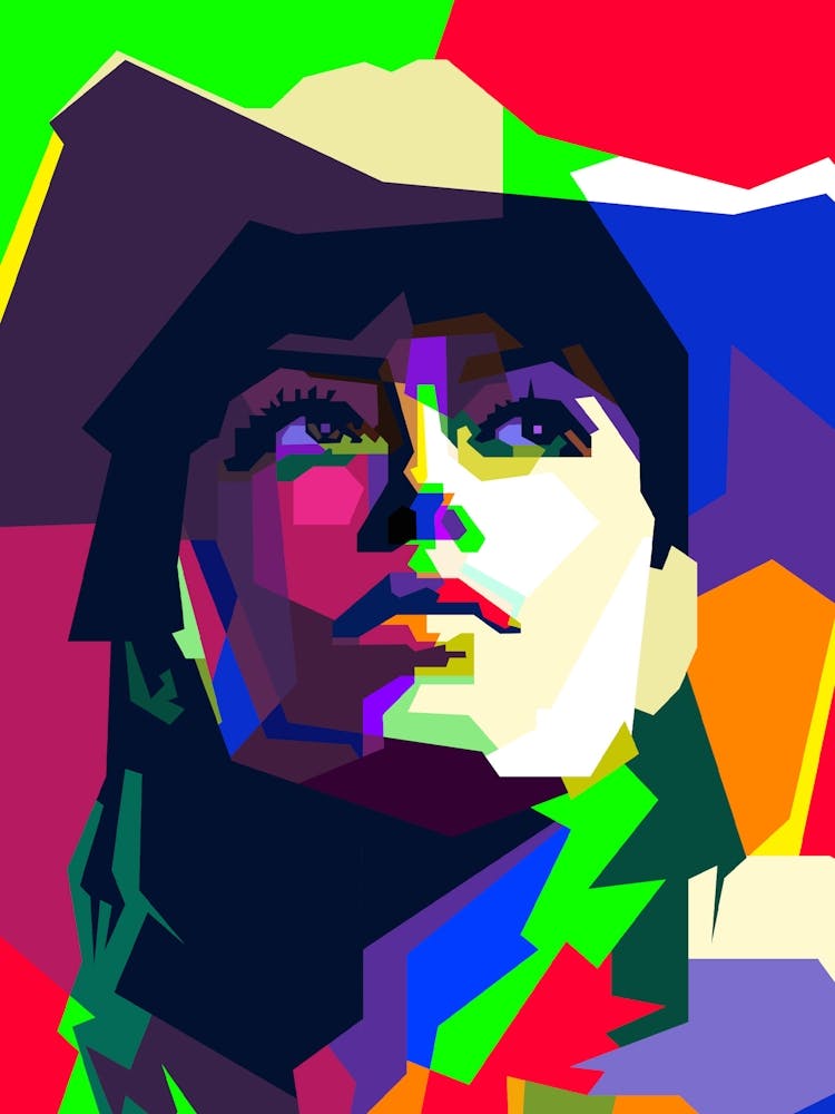 Jessica Biel Hollywood Movies WPAP Illustration Trending Now