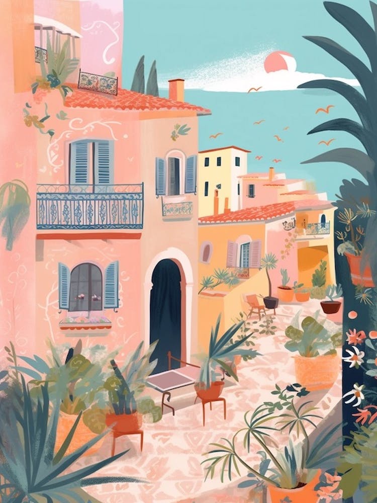 Sicily 2, Italy Illustration