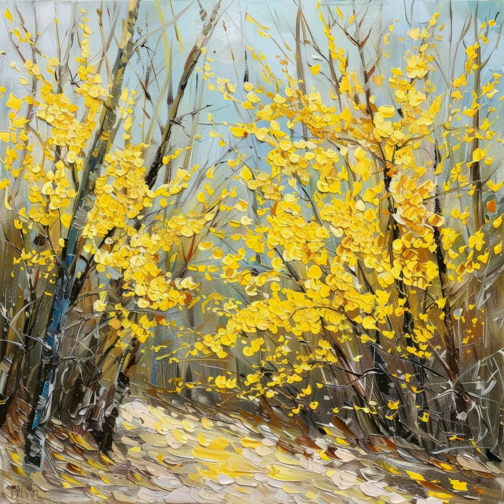 Yellow Autumn Trees