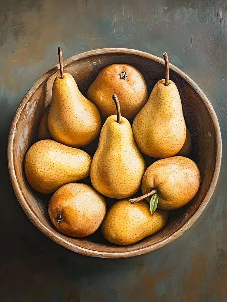 Still Life Pear Bowl 7