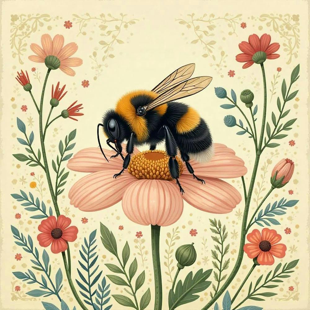 William Morris Bee Vintage (6)