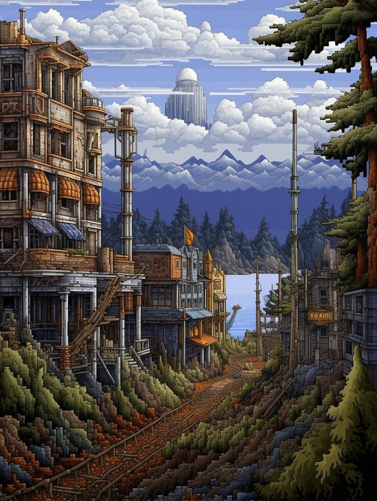 Port Townsend Retro Pop Art 9