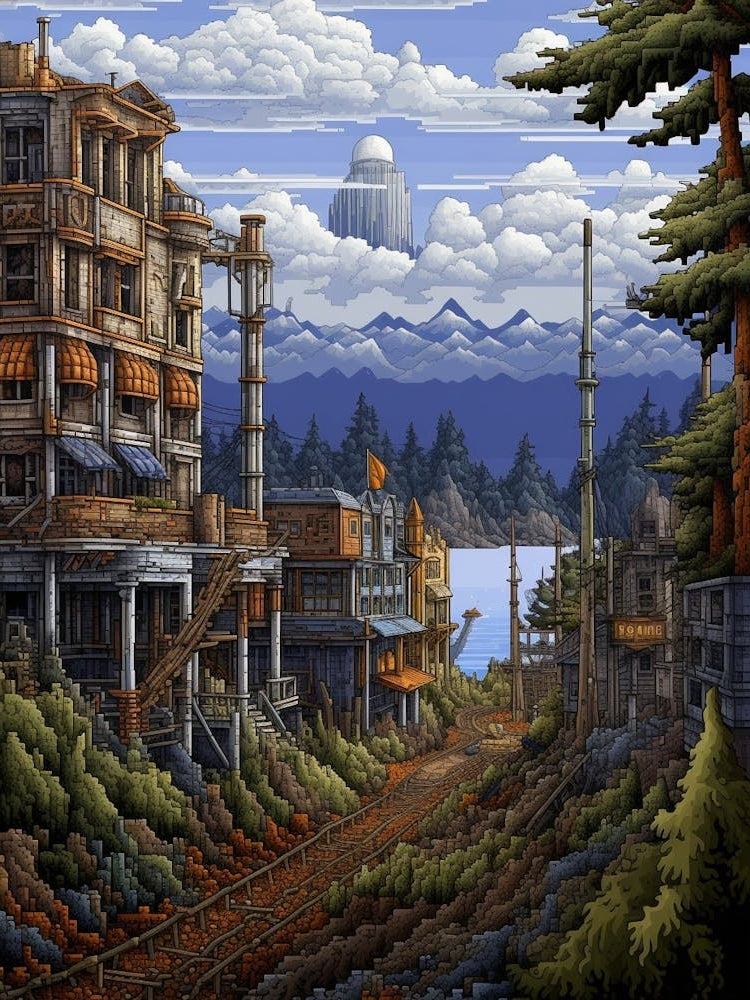 Port Townsend Retro Pop Art 9