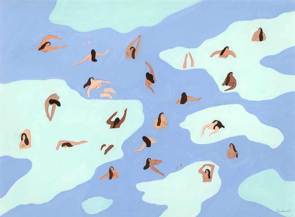 Swimming Girls