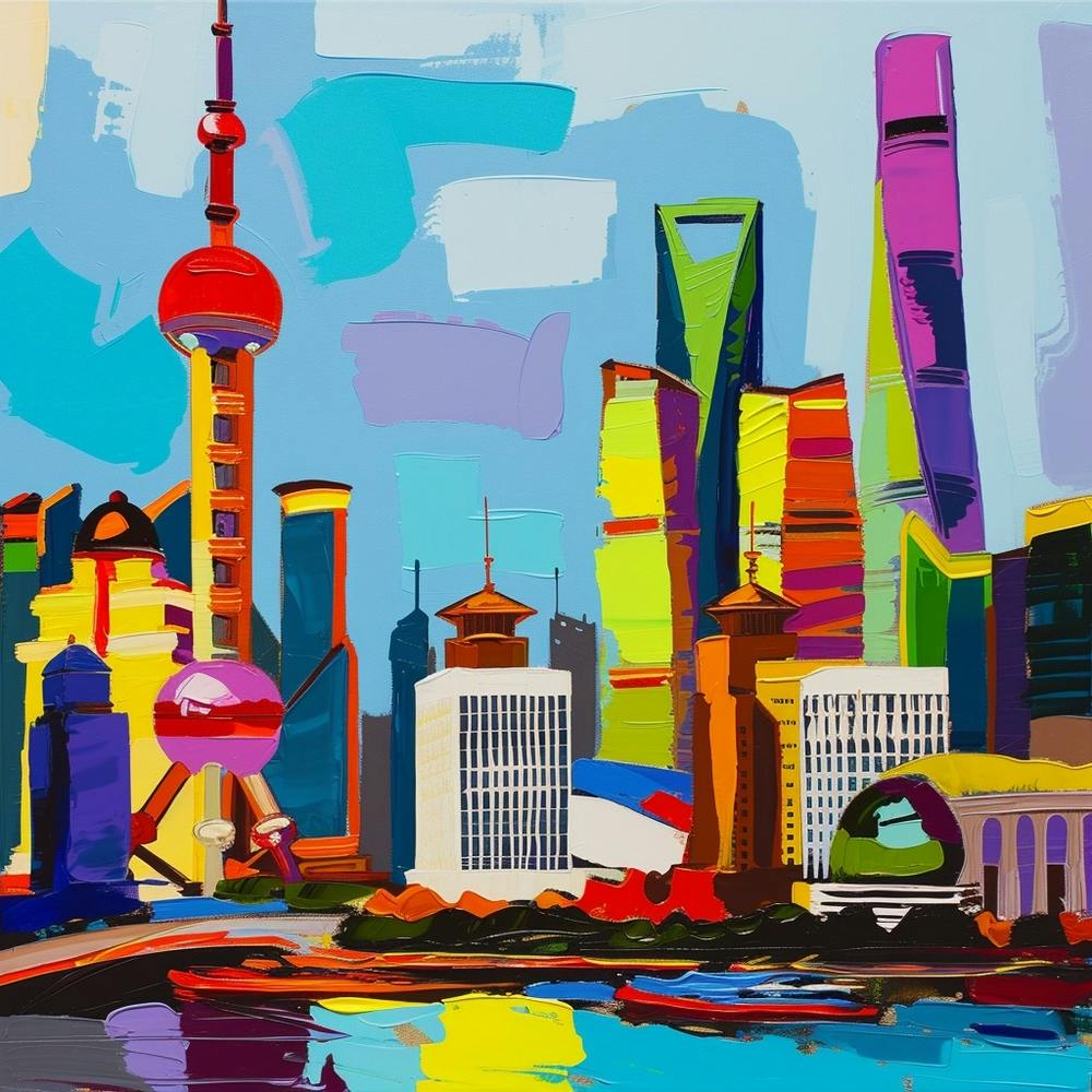 Abstract Travel Collection Shanghai China 3