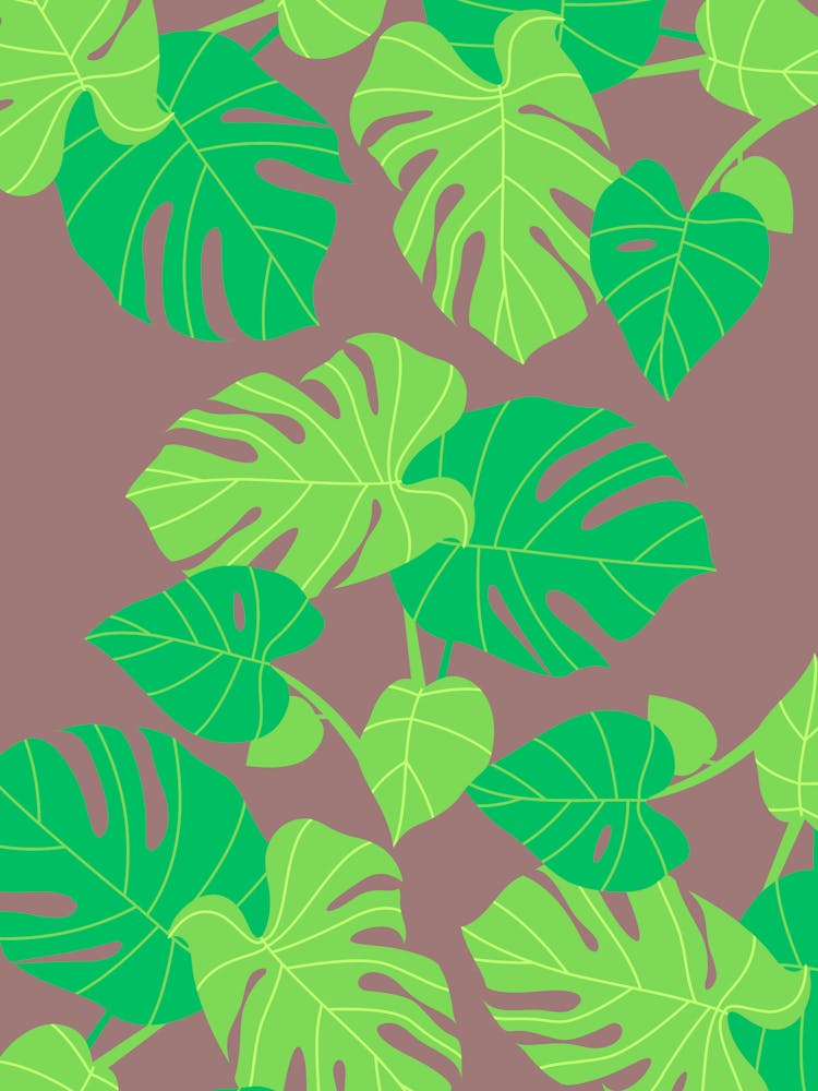 green leaves