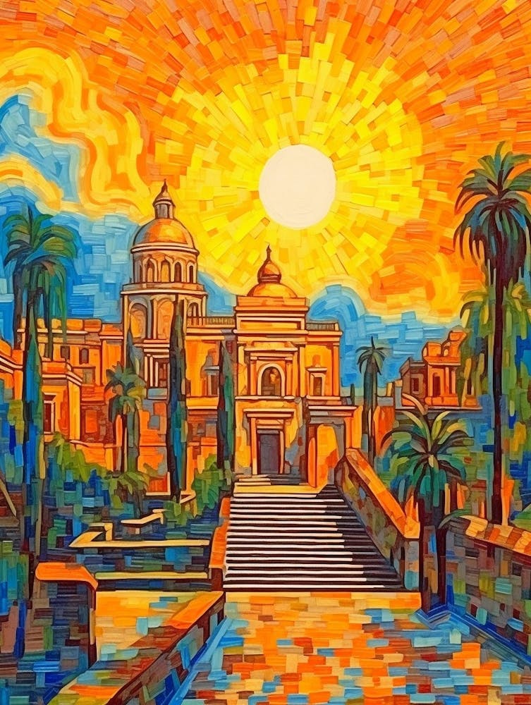 Dolmabahe Palace Pixel Art 12