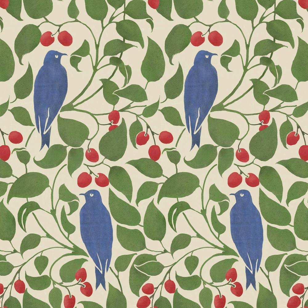 Blue Birds On A Branch