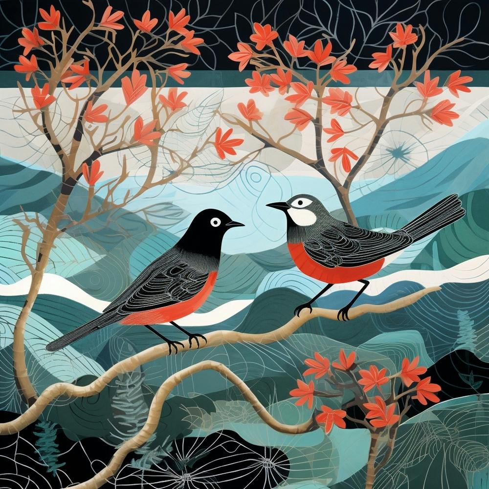 Bird In Nature Robin 11