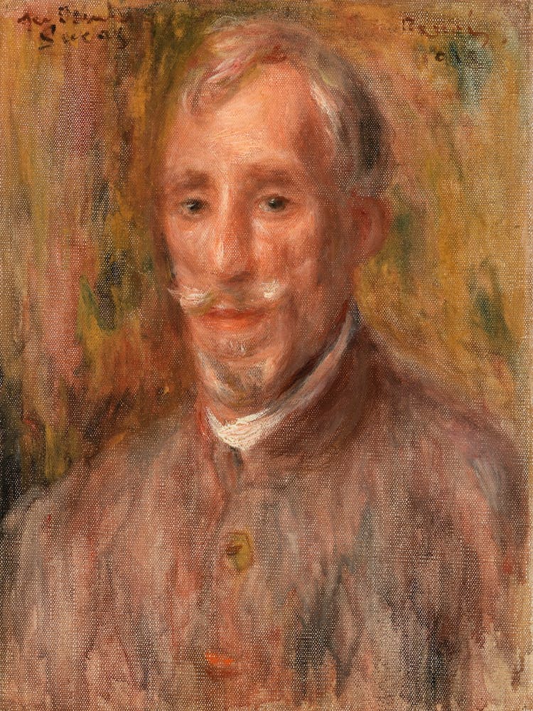 Portrait Of Félix Hippolyte Lucas (1918), Pierre Auguste Renoir