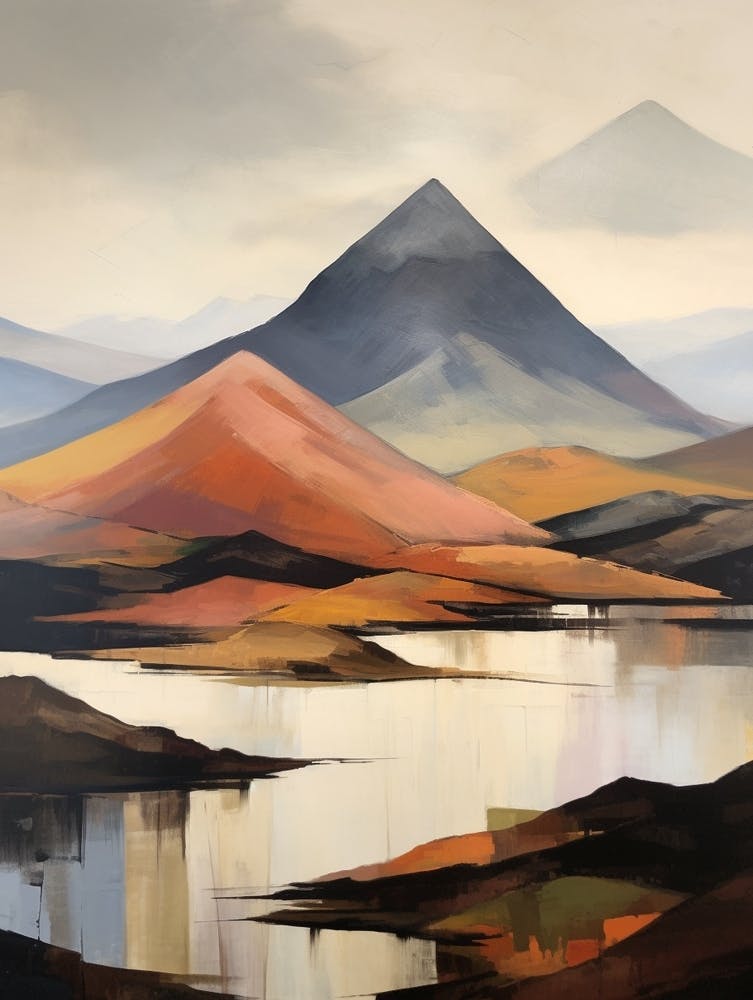 Ben Vorlich Loch Earn Scotland 4 Mountain Painting