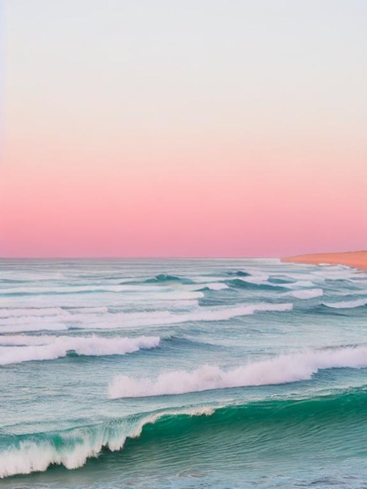 Gunnamatta Beach, Australia Pink Photography 2