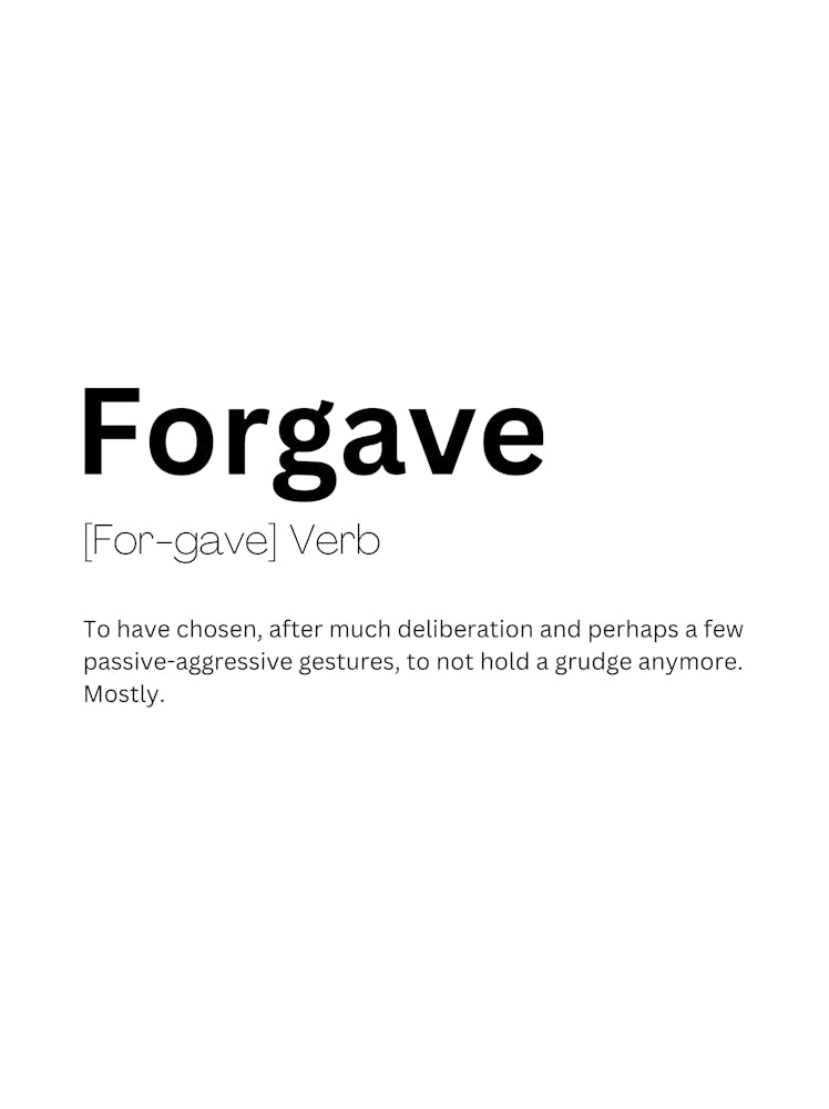 Forgave Definition Meaning