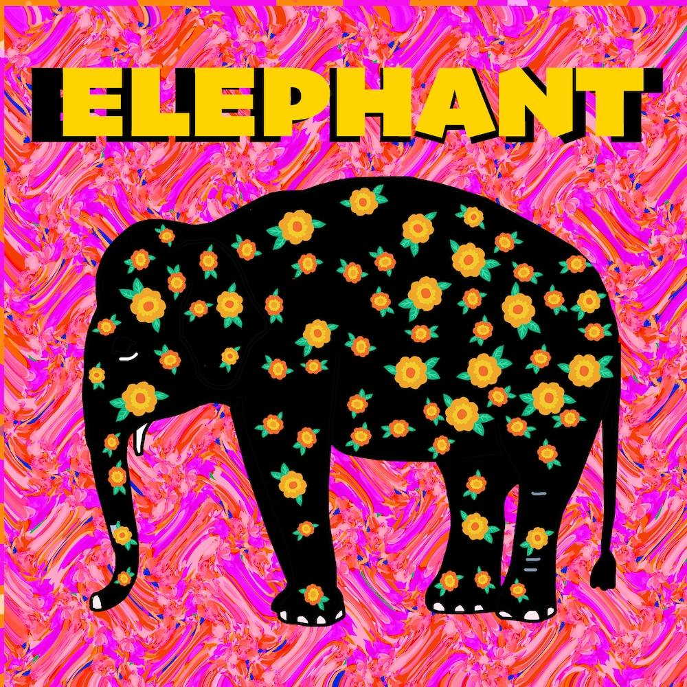 Elefant Quadrat