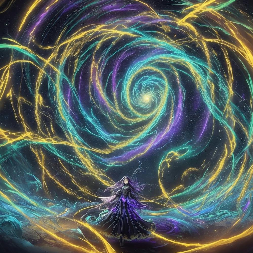 Woman In A Spiral