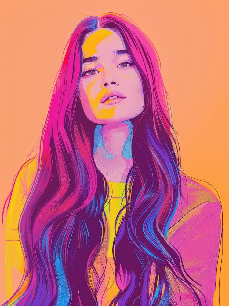 Girl With Long Hair 9