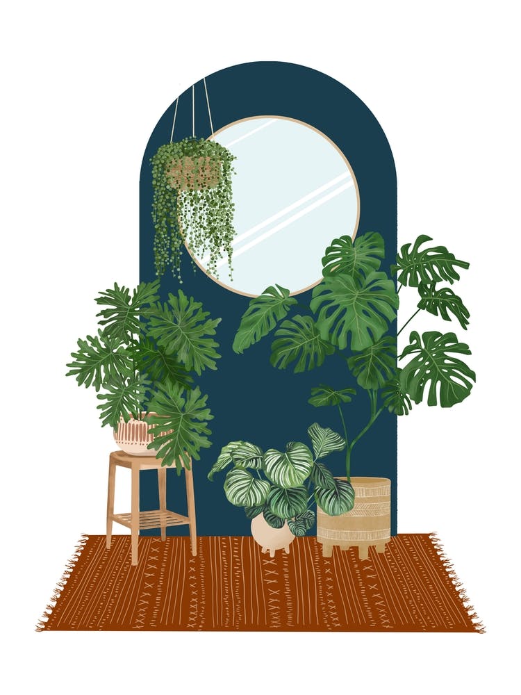 Modern Botanical Interior