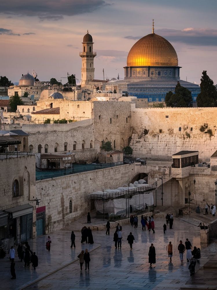 Jerusalem At Sunset