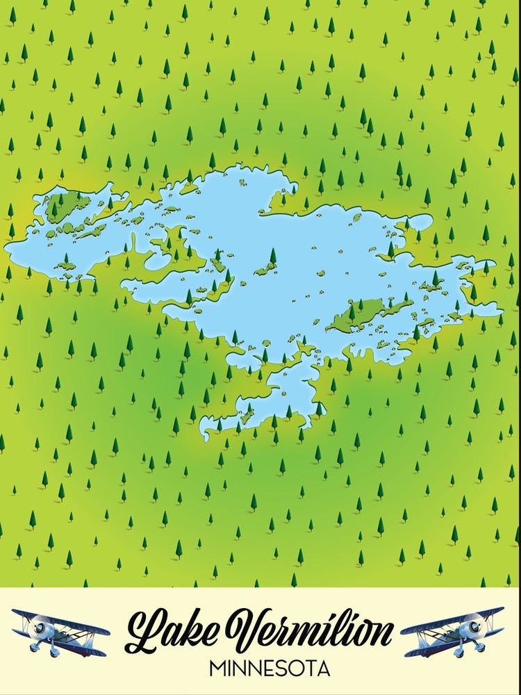 Lake Vermilion Minnesota map