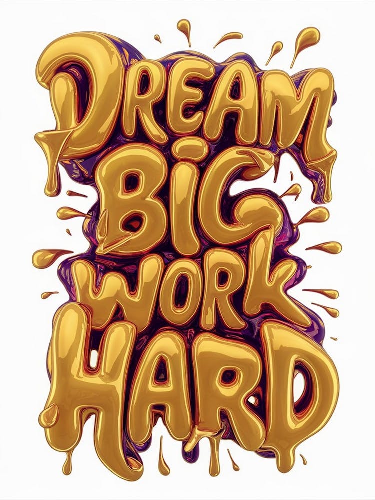 Dream Big Work Hard 1