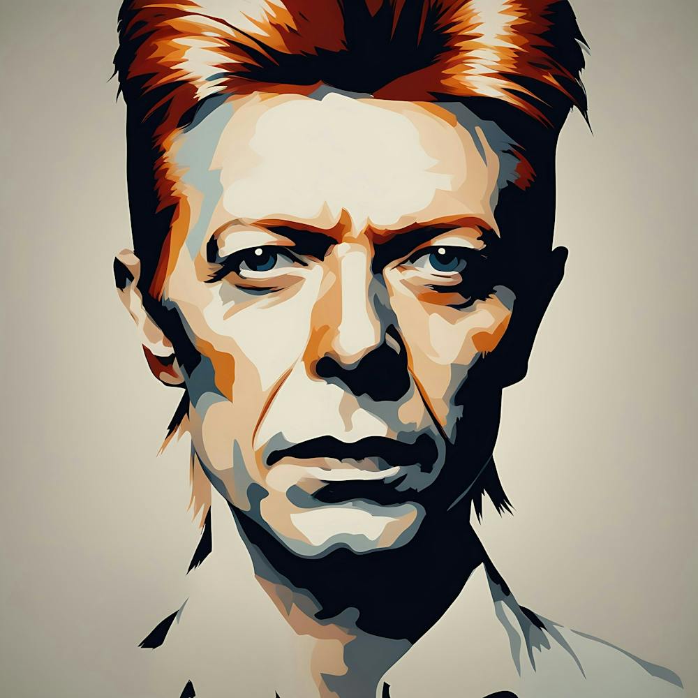 David Bowie portrait 