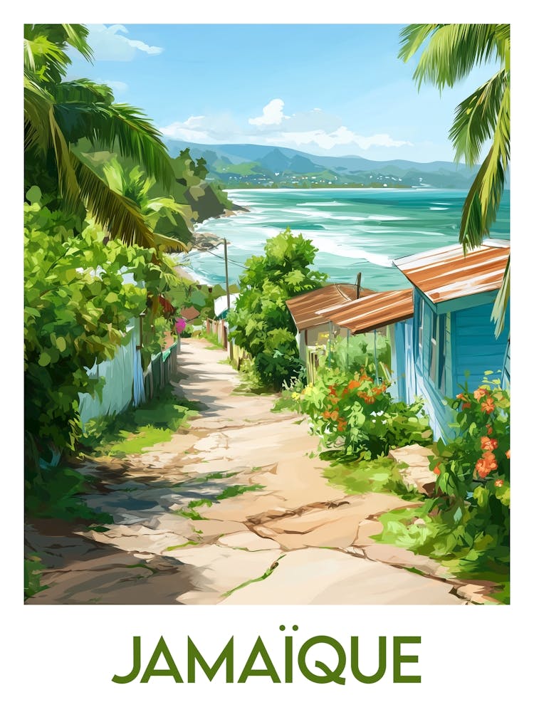 Affiche de voyage Jamaïque