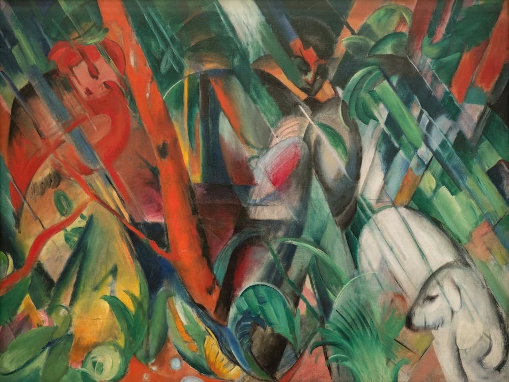In The Rain, Franz Marc