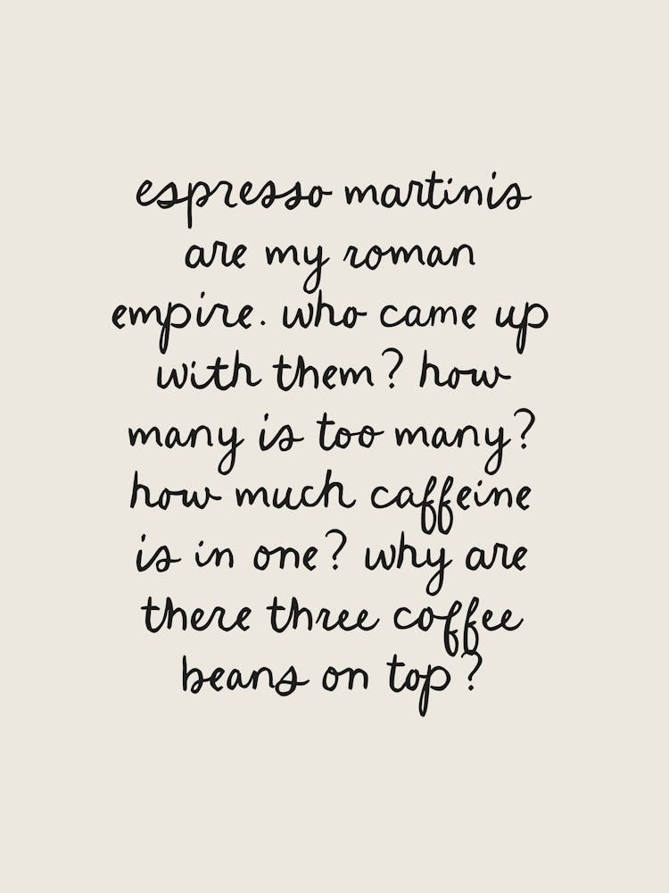 Espresso Martini Beige